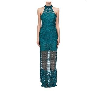 NICHOLAS Guipure Lace Green Dress 6